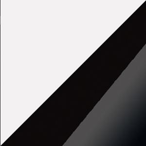 WIP Šatníková skriňa Angel 13 Farba: Biela / čierny lesk